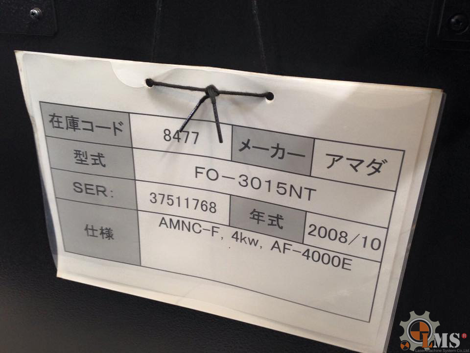 AMADA FO3015NT FANUC 4000W (2008)